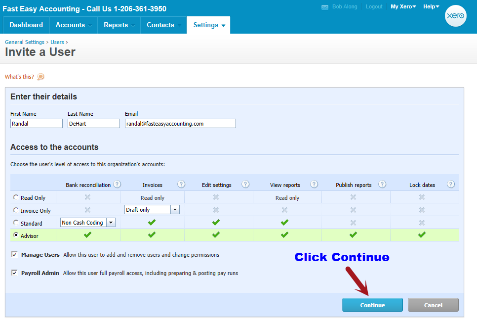 firstbank colorado feed to xero accounting software